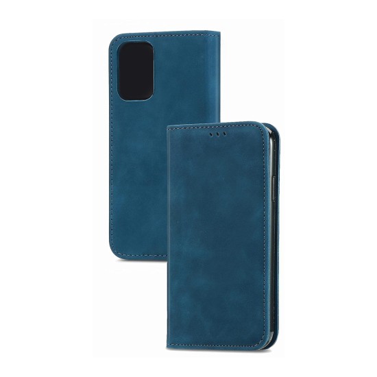 LEATHER FLIP COVER WITH INTERNAL POCKET FOR XIAOMI NOTE 10S BLUE